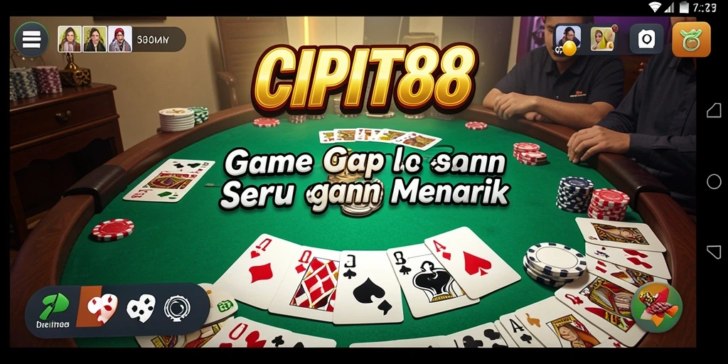 Gameplay Gaple yang seru dan mengasyikkan di CIPIT88.