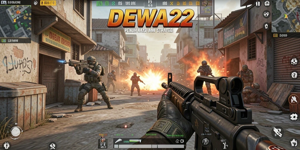 Screenshot menampilkan aksi mendebarkan dalam gameplay FPS.