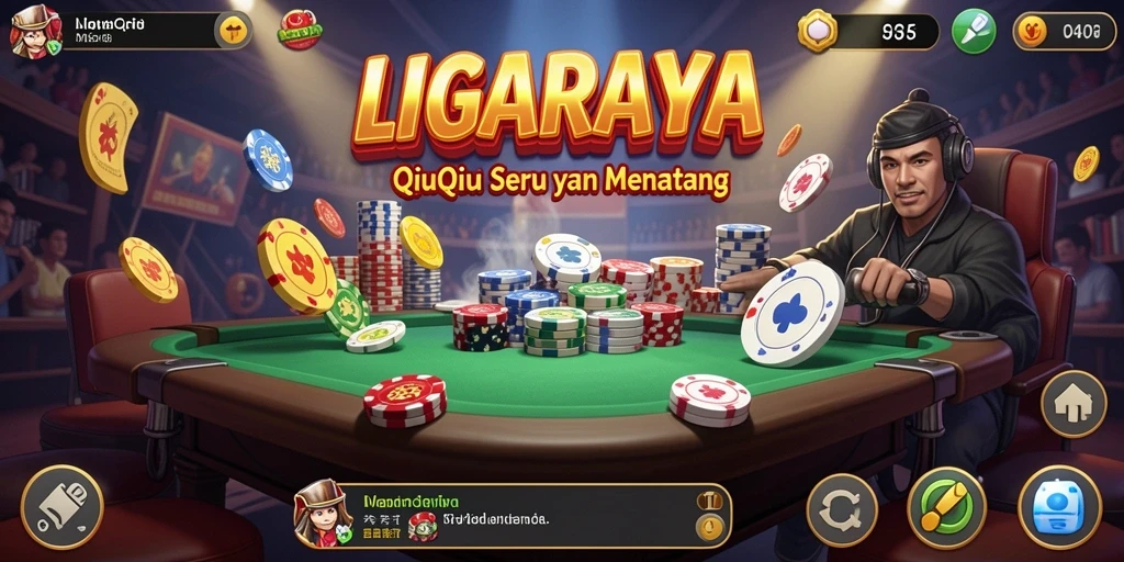 Screenshot gameplay menampilkan aksi seru dalam LIGARAYA.