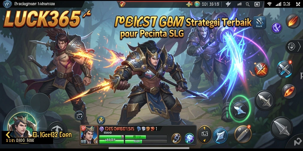 Tampilan gameplay menakjubkan dari LUCK365 yang menonjolkan pertarungan strategi.