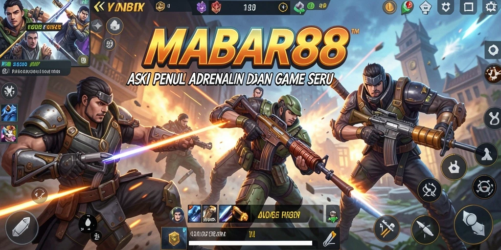 Tampilan action gameplay MABAR88 yang mengesankan dan penuh adrenalin.
