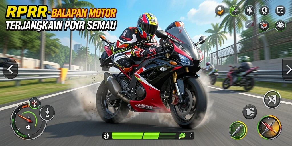 Tampilan menarik dari gameplay RPRR yang mendebarkan.