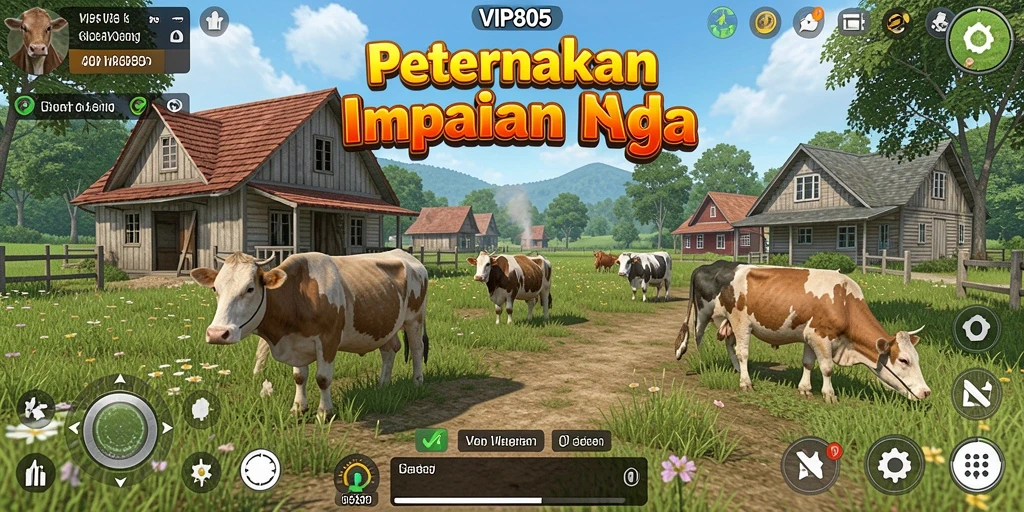 Tangkapan layar gameplay menunjukkan pengalaman bertani yang menyenangkan dan interaktif.